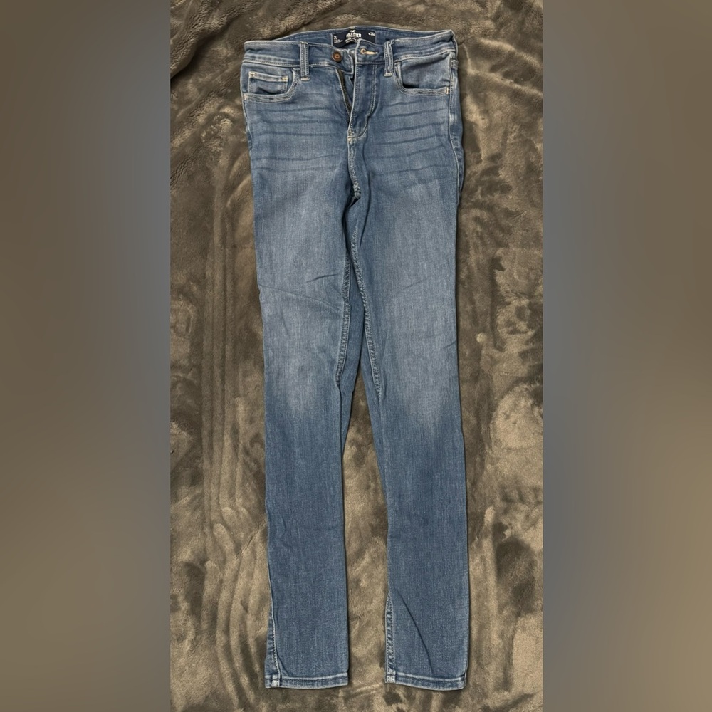 High waist skinny jeans